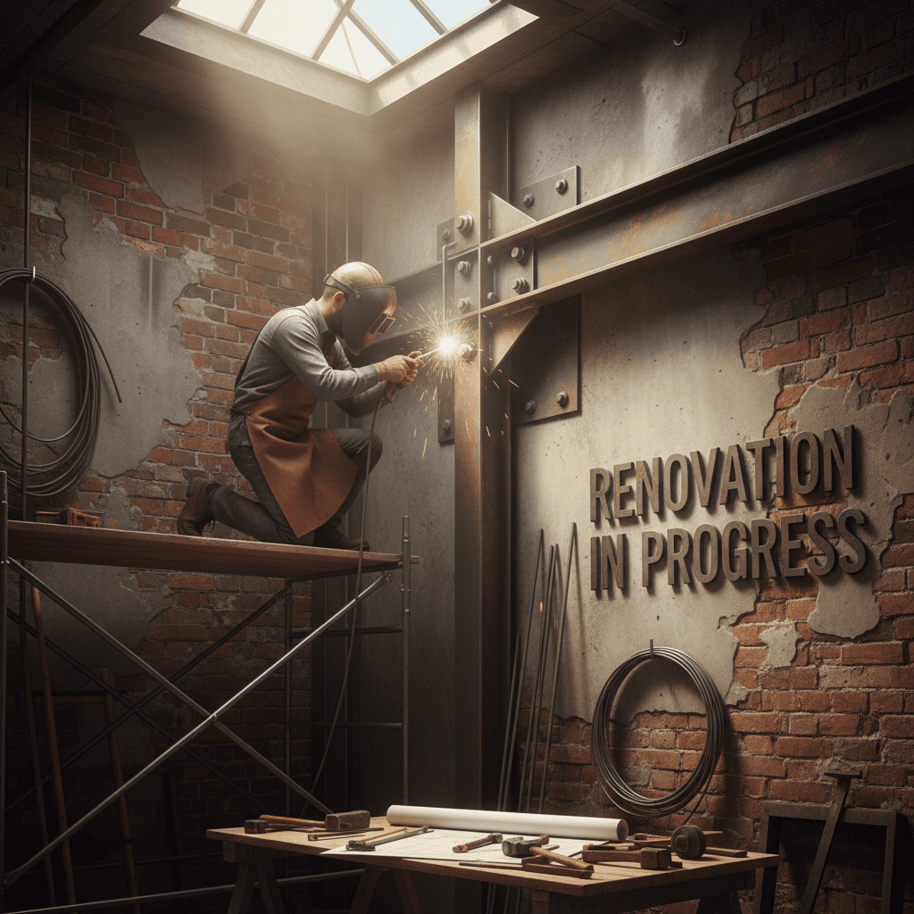 Commercial facility upgrade and structural work